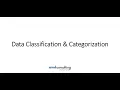 Data Classification Categorization