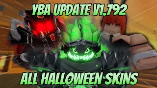 ALL HALLOWEEN SKINS In The YBA V1 792 Update