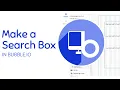 How-To Create a Search Box using two different methods in Bubble io