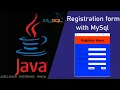 JAVA Registration form with MySql DB