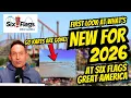 BIG UPDATES for Six Flags Great America s 50th anniversary season 2026 What s new and what s gone