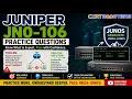 Juniper JN0-106 Practice Questions 2026 Pass JNCIA-Junos with Real Troubleshooting Scenarios