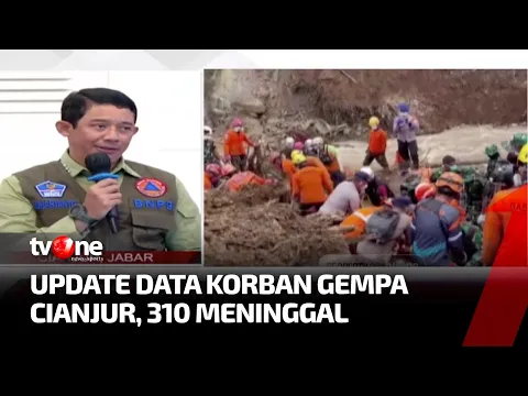 Update Data Korban Gempa Cianjur: 310 Meninggal, 24 Orang Masih dalam Pencarian