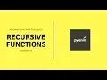 Recursive Functions Advanced Python Tutorial 17