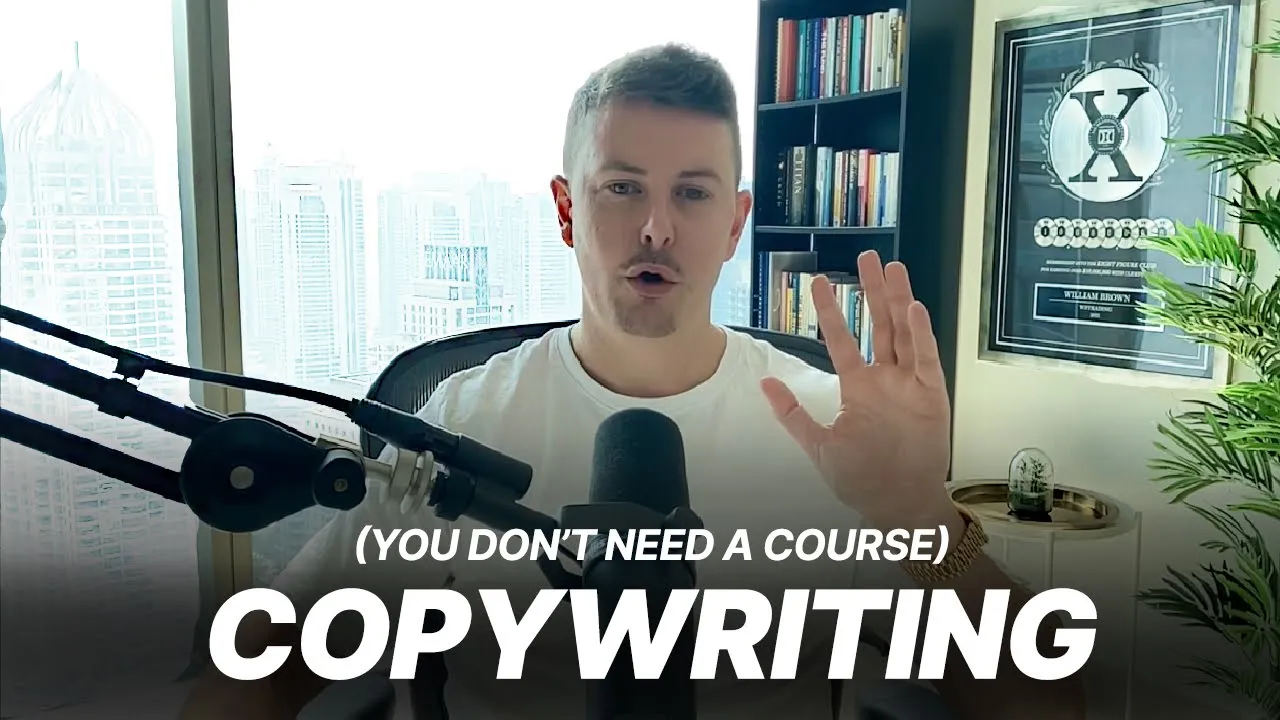 Outline Video How to learn copywriting without courses or programs (NO BS)