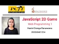 JavaScript 2D Game Development Java Institute Hasini Ranaweera