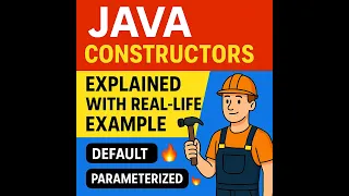 Constructors in Java what is constructor with syntax and example Default vs Parameterized