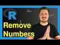 Remove Numbers from Character String in R Example Extract Only Letters from Alphanumeric Data