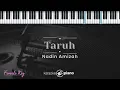 Taruh - Nadin Amizah (KARAOKE PIANO - FEMALE KEY)