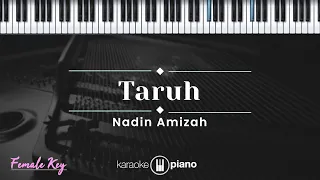 taruh nadin amizah karaoke piano female key 
