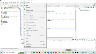 Reverse string using Scanner method