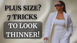 how to look thinner fashion tricks for plus size women