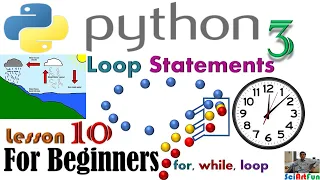 Python3 Tutorial For Beginners Loops and Iterations Lesson 10