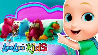 There were ten in the bed + Wheels On The Bus | Fun Songs For Preschool | Kids Can't Stop Watching!