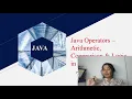 Day 3 Java Operators Explained in 5 Minutes Arithmetic Comparison Logic
