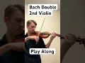 Download Lagu Bach Double Violin Concerto 2nd violin SLOW Play Along #bachdouble #bach #violin #violinist