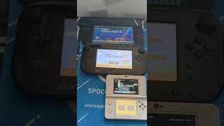 Super Mario Maker - Nintendo Switch 2 vs WiiU vs New 3DS Speed Comparison