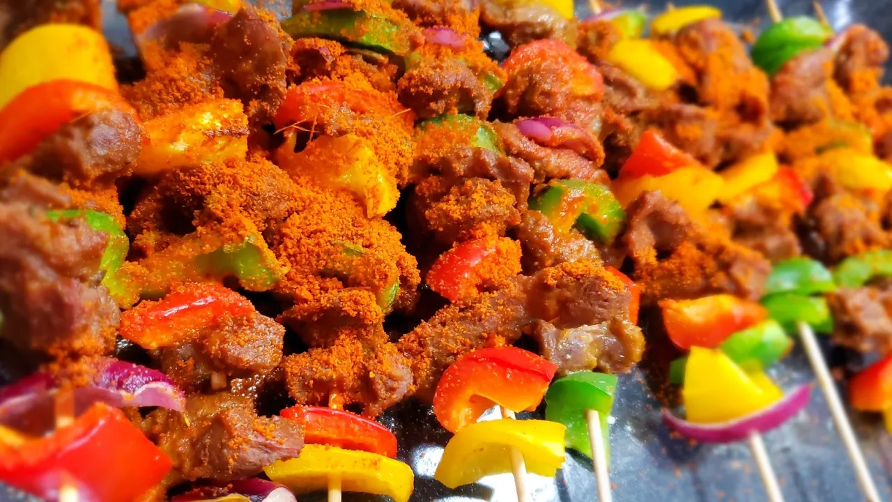 Gizzard Suya Skewers Recipe   How to make Gizzard Suya