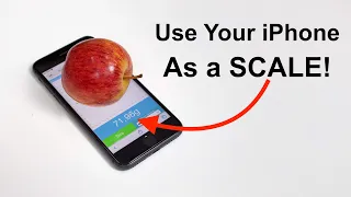 How To Use Your iPhone As a SCALE