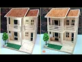Download Lagu miniatur Rumah Minimalis Modern 2 lantai dari stik es krim | Kerajinan dari stik es krim