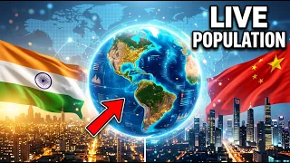 🔴 LIVE 🌍 World Population Race — Top 20 Countries