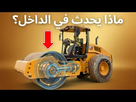فيديو ما الذي يحدث فعلاً داخل مدحلة الطرق؟