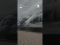 Ominous Shelf Cloud Drifts onto Jersey Shore