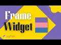 5 FRAMES to Cover PERFECTLY a Window Python Tkinter