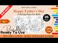 FREE Happy Father s Day Coloring Pages For Kids 5 Pages