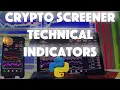 Cryptocurrency Screener for Technical Indicators on ALL Binance coins