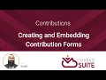 How to Create and Embed Donation Forms