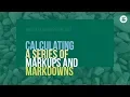 Calculating a Series of Markups and Markdowns