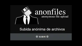 AnonFiles como compartir un enlace a un archivo de forma anonima y sin registrarse
