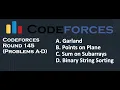 Problem A-D Codeforces Educational Round 145 Discord discussion