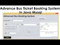 Advance Bus Ticket Booking System in Java Mysql