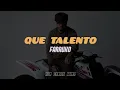 Farruko - Que Talento [Letra]