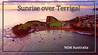 Terrigal NSW Australia Drone Sunrise with DJI Mini 2 in Cinematic Footage