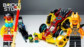 Lego review. Lego Monkie Kid 80015 Monkie Kid's Cloud Roadster Set Speed Build