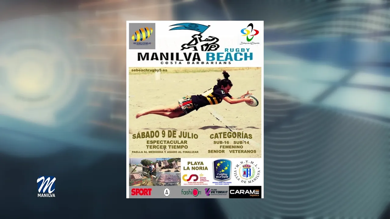 La playa de la Noria acogerá las Series Españolas de Rugby beach 5
