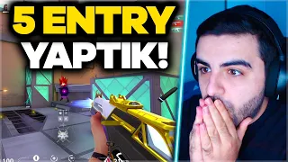 EKİPLE YÜCELİK LİGİNDE 5 ENTRY TROLL TAKIM KURDUK | Valorant