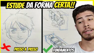 Como ESTUDAR DESENHO SOZINHO usando fundamentos ( 5 Dicas!)