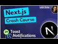 Toast Notifications - Next js 14 Course Tutorial