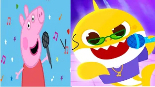 PEPPA PIG VS BABY SHARK EPIC AI BATTLES OF HISTORY 