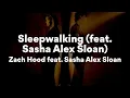Download Lagu Zach Hood feat. Sasha Alex Sloan, Sleepwalking (Lyrics)