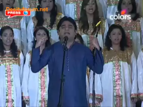 Download MP3 Vande mataram - A.R.Rahman with live chorus at IPL Awards[HQ]