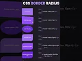 Css Border Radius Follow For More