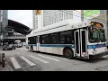 MTA Bus on the Q65 to College Point 110 St with FARE REQUIRED at Jamaica LIRR