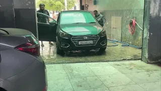 aaj asi gaye car wash karaan 😱 #vlog 