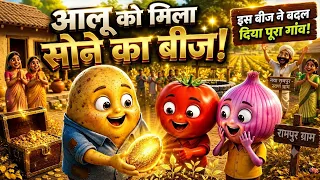 ​🔥 आलू को मिला 'सोने का बीज'! पूरे गांव की किस्मत पलट गई! 😱 (Jaadui Sone Ka Beej Story)