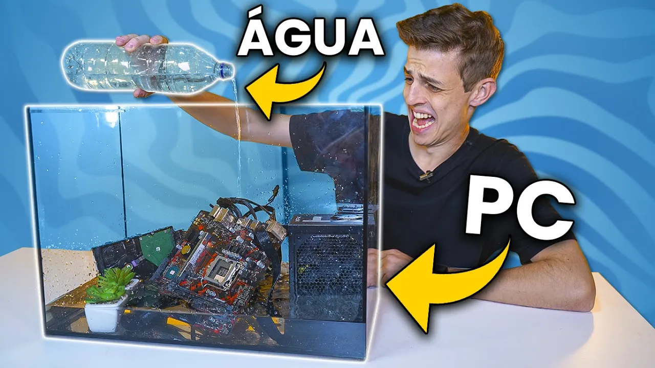 UM PC QUE FUNCIONA DEBAIXO D'ÁGUA (Parte 1)